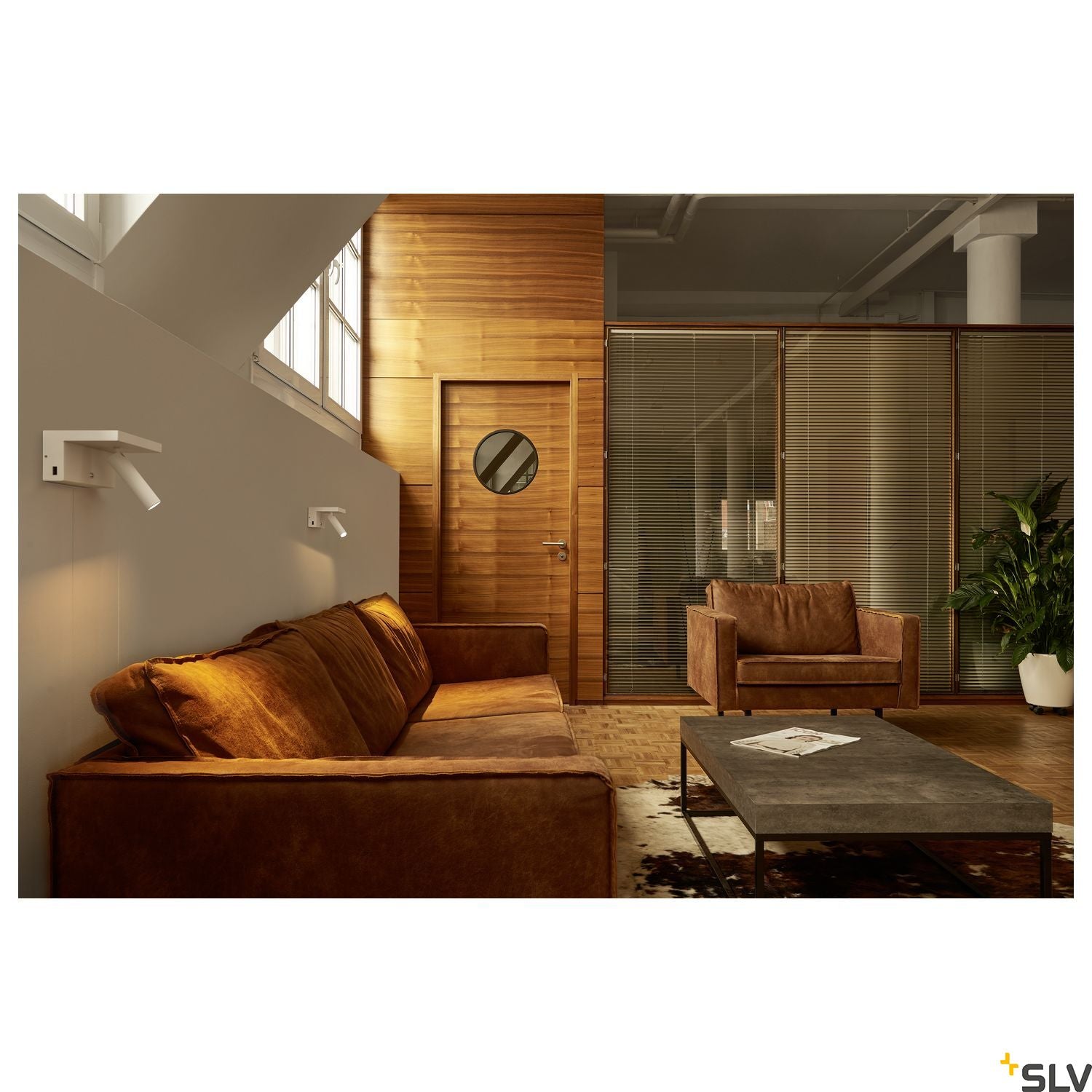 SLV KARPO Bedside, LED Indoor surface-mounted wall light, white, 3000K 1002140