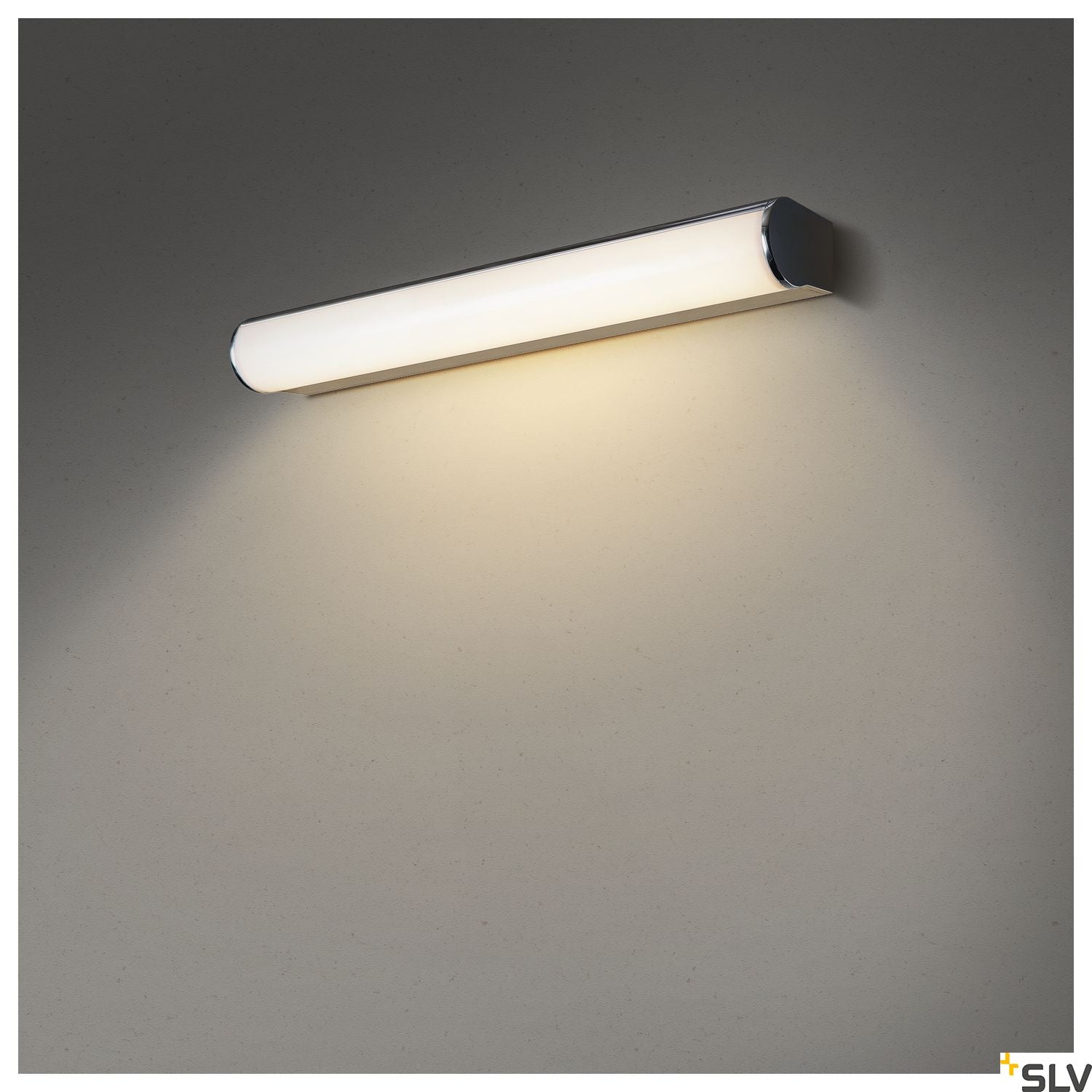 SLV MARYLIN, LED Outdoor surface-mounted wall light, chrome, IP44, 3000K, 10W 1002190