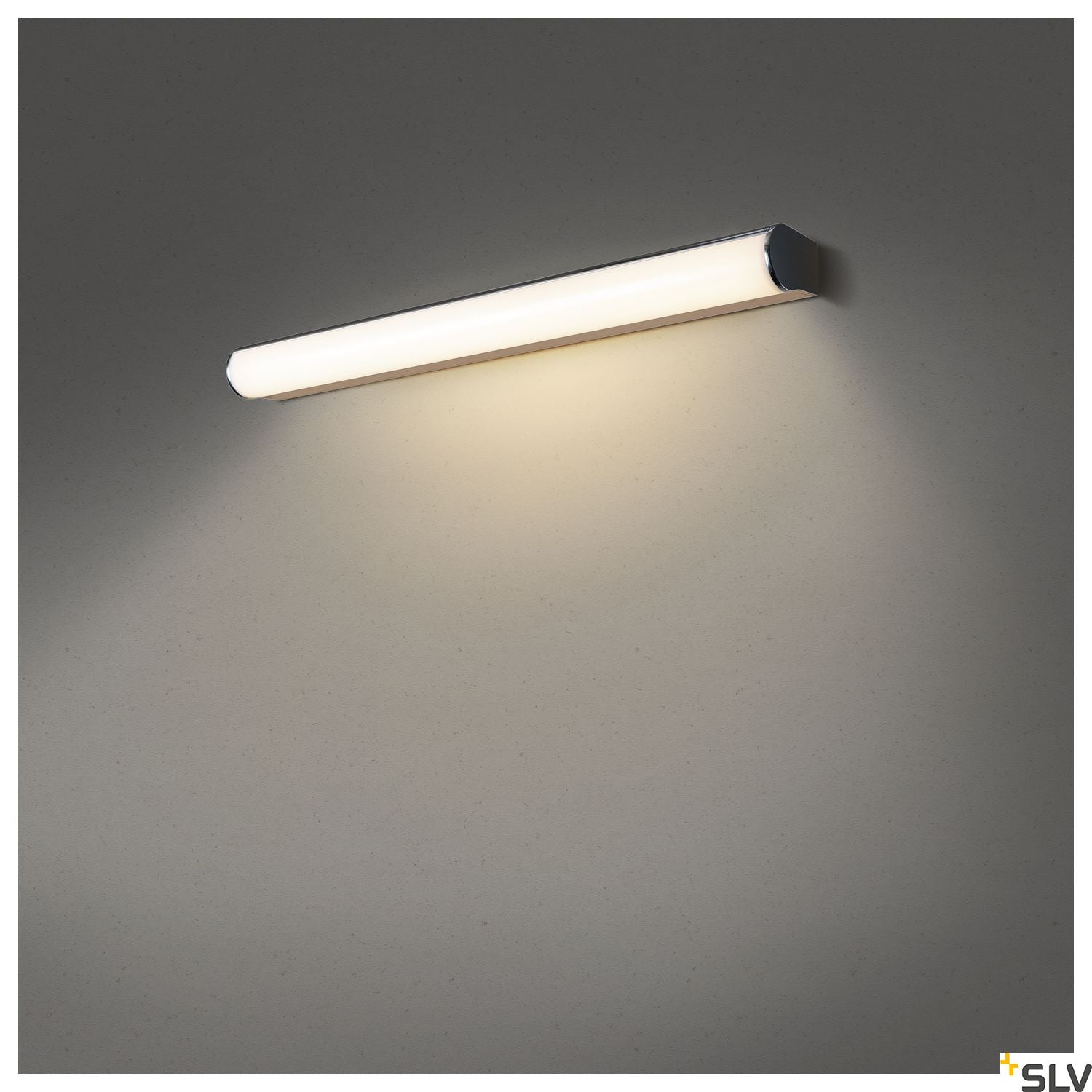 SLV MARYLIN, LED Outdoor surface-mounted wall light, chrome, IP44, 3000K, 15W 1002191