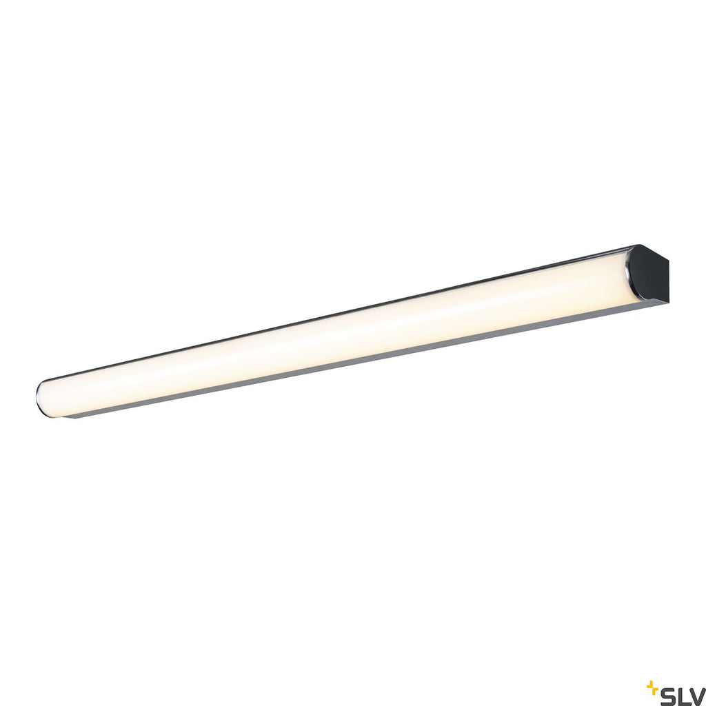 SLV MARYLIN, LED Outdoor surface-mounted wall light, chrome, IP44, 3000K, 21W 1002192