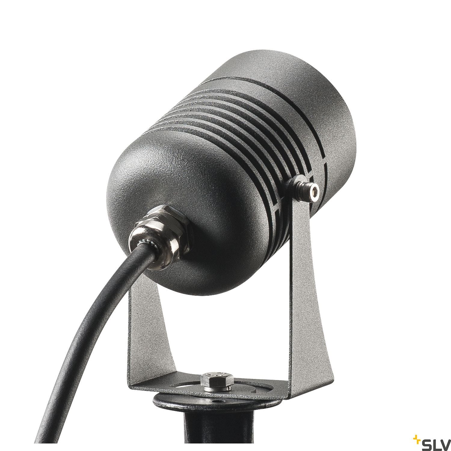 SLV LED SPIKE, LED outdoor ground spike luminaire, anthracite, IP55, 3000K, 40° 1002201