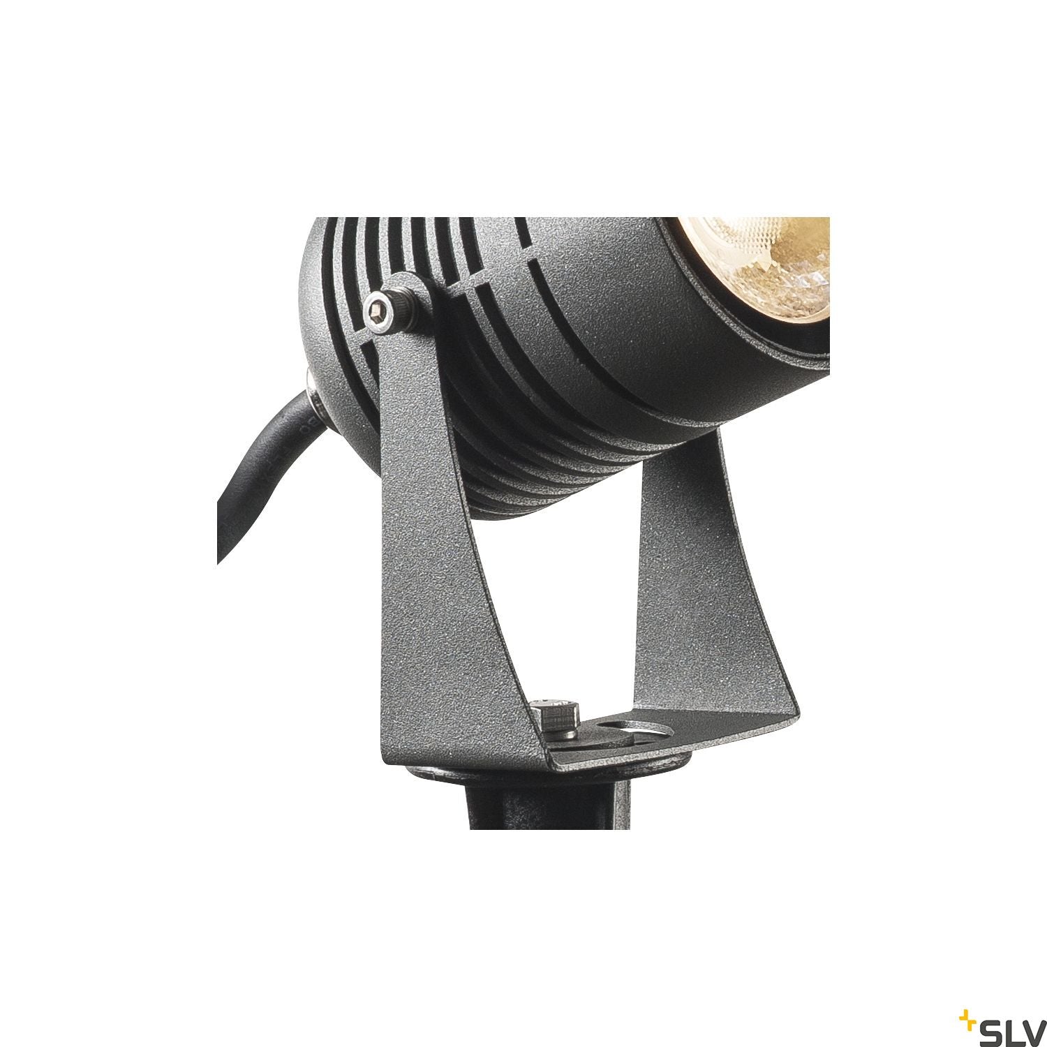 SLV LED SPIKE, LED outdoor ground spike luminaire, anthracite, IP55, 3000K, 40° 1002201