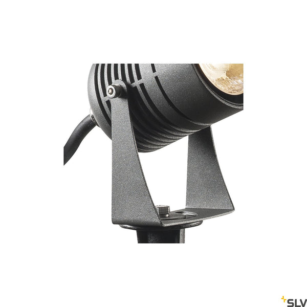 SLV LED SPIKE, LED outdoor ground spike luminaire, anthracite, IP55, 3000K, 40° 1007949