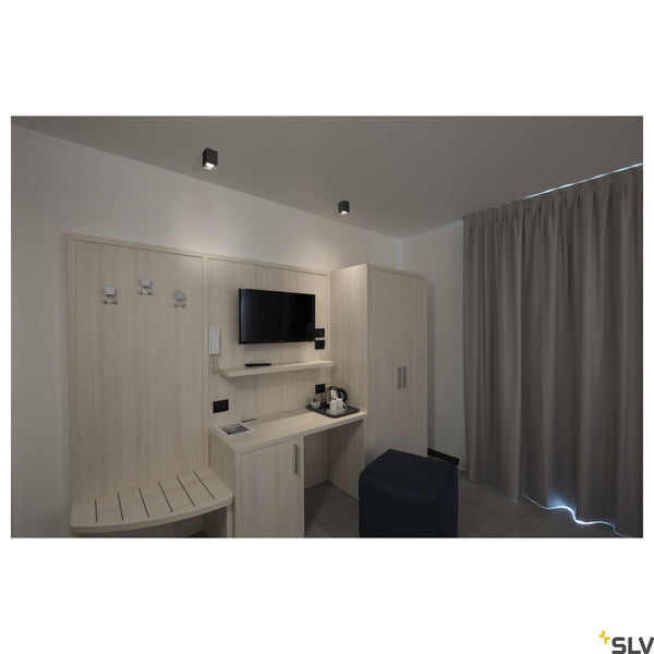 SLV ALTRA DICE CL, Indoor surface-mounted wall and ceiling light, QPAR51, black 1002216