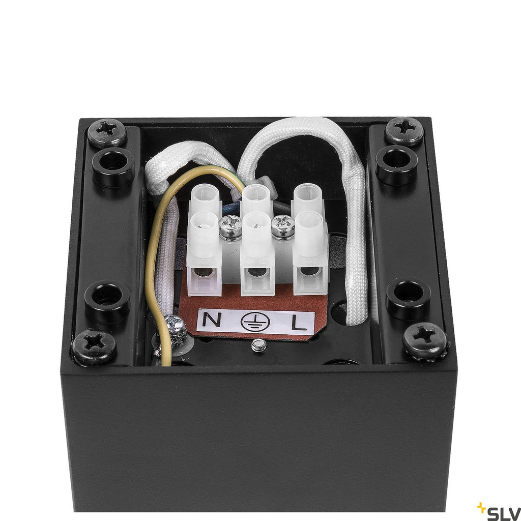 SLV ALTRA DICE CL, Indoor surface-mounted wall and ceiling light, QPAR51, black 1002216