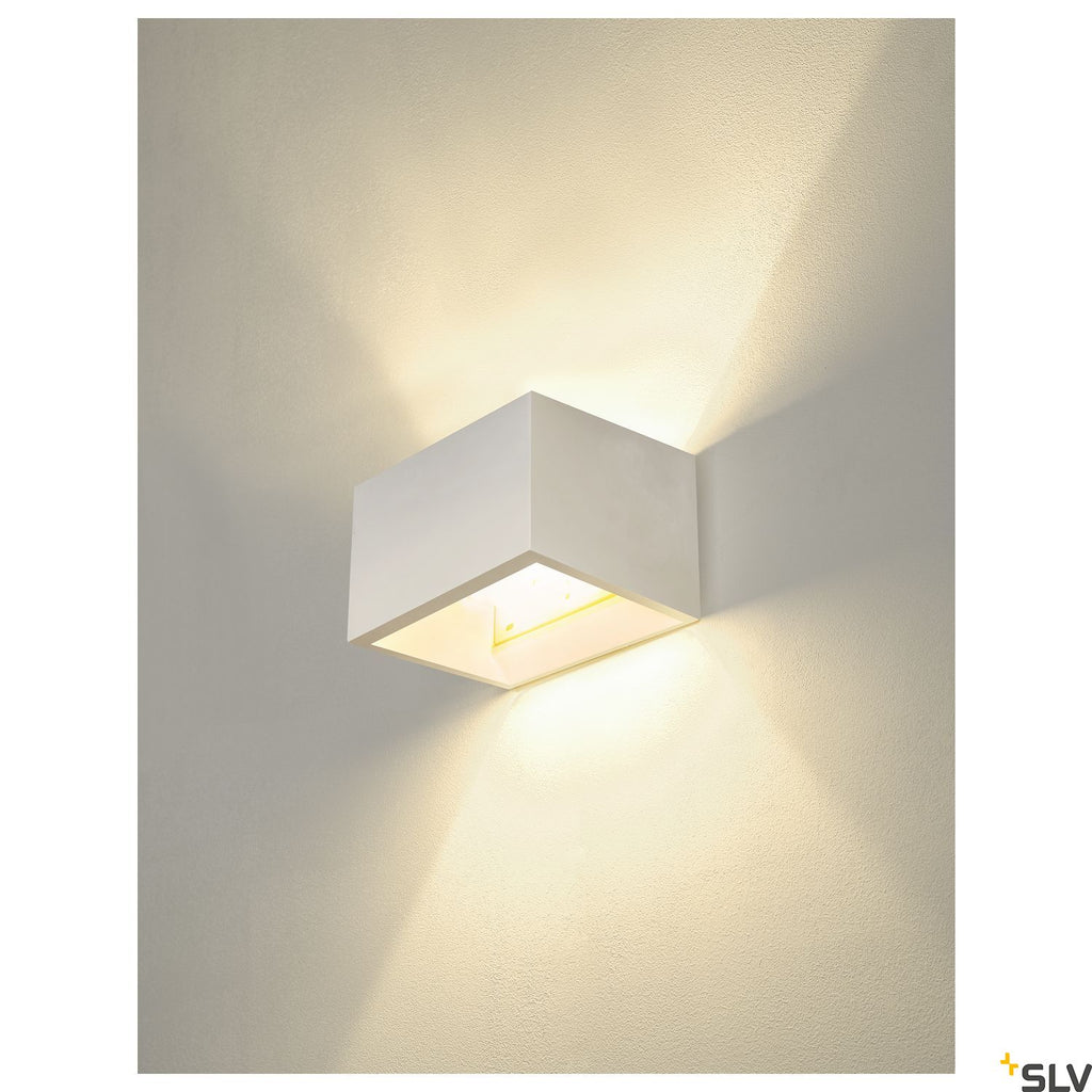 SLV Plaster QT-DE12 WL White Wall light 1002238