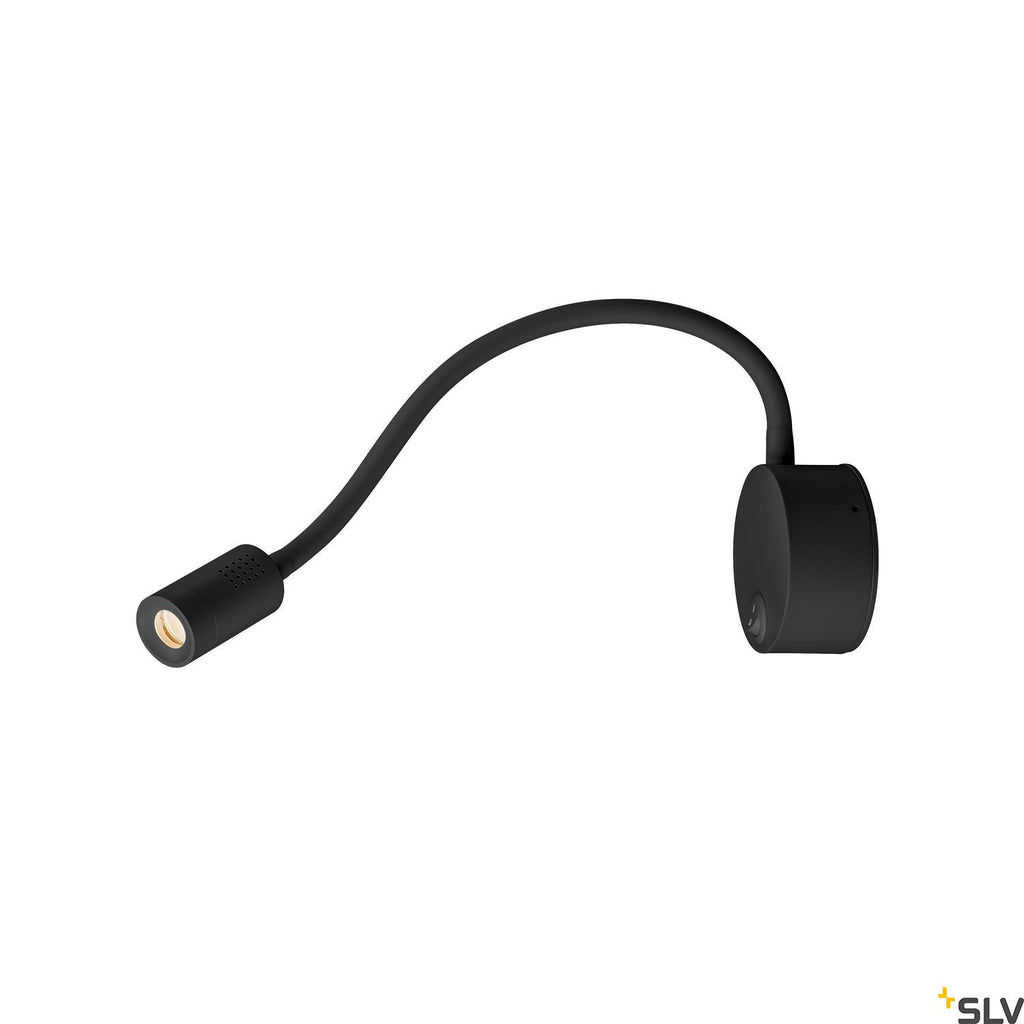 SLV DIO FLEX PLATE LED, LED Indoor surface-mounted wall light, black, 2700K 1002430