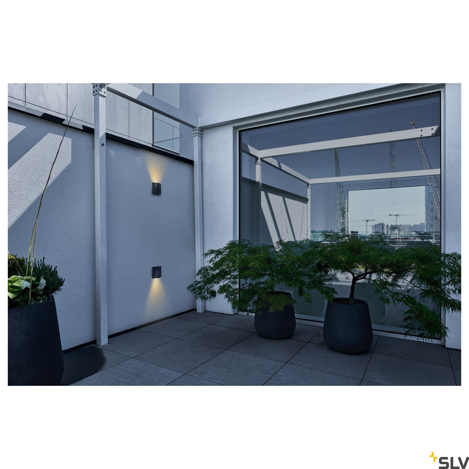 SLV VILUA I WL Outdoor recessed wall light, anthracite, 3000K IP54 100° 405lm 1002503