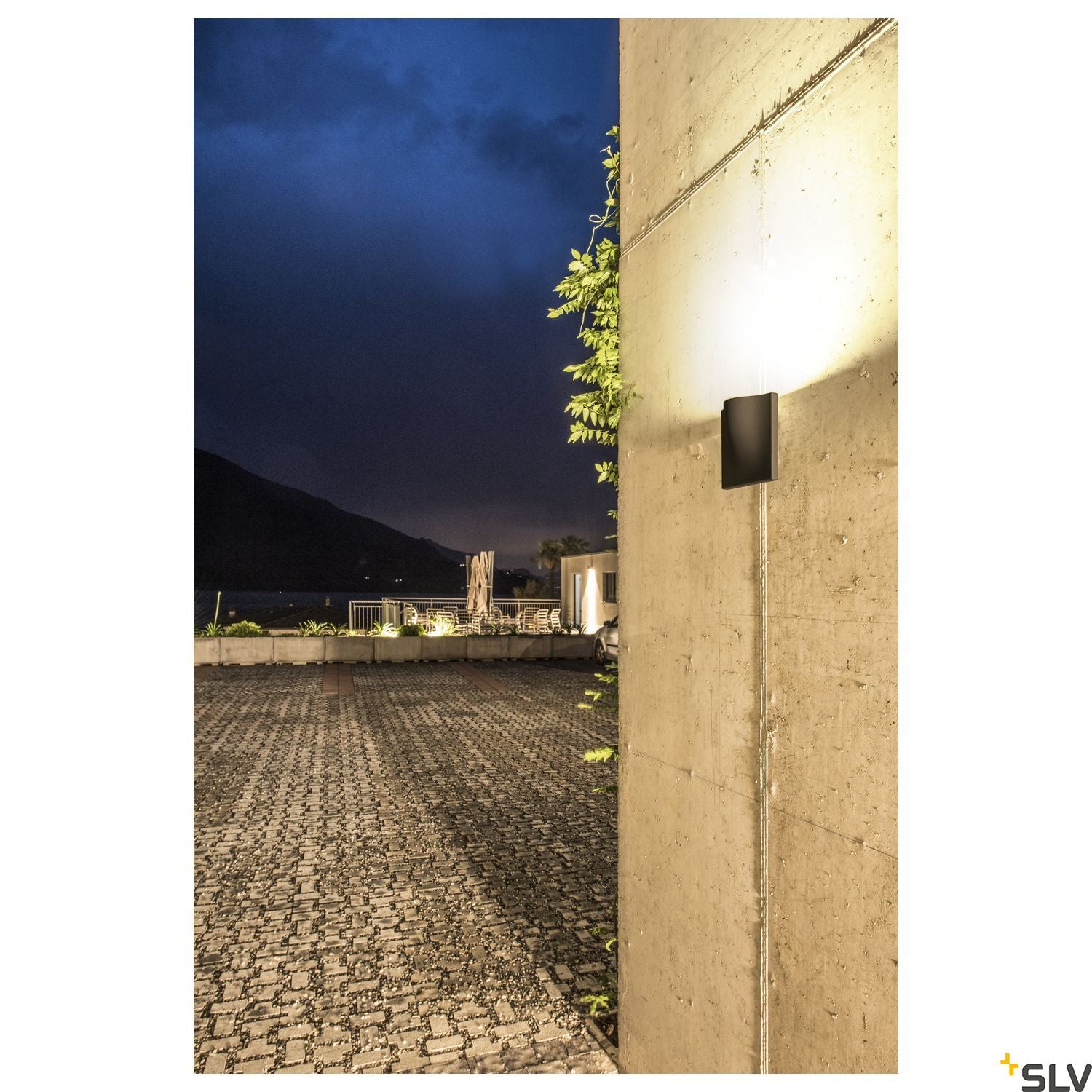 SLV VILUA II WL Outdoor recessed wall light, anthracite, 3000K IP54 100° 810lm 1002504