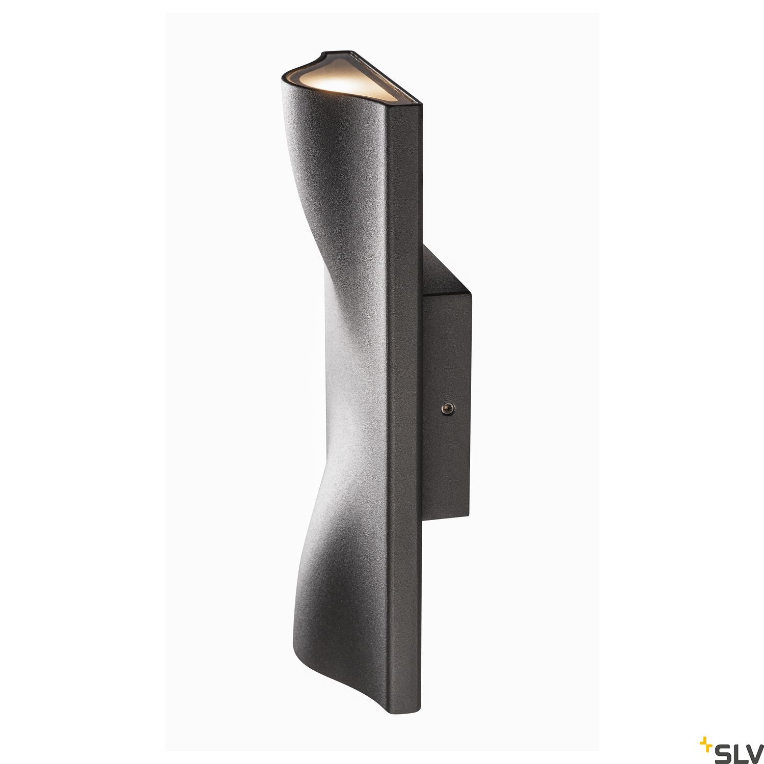 SLV VILUA UP/DOWN WL Outdoor recessed wall light, anthracite, IP54 100° 1002505