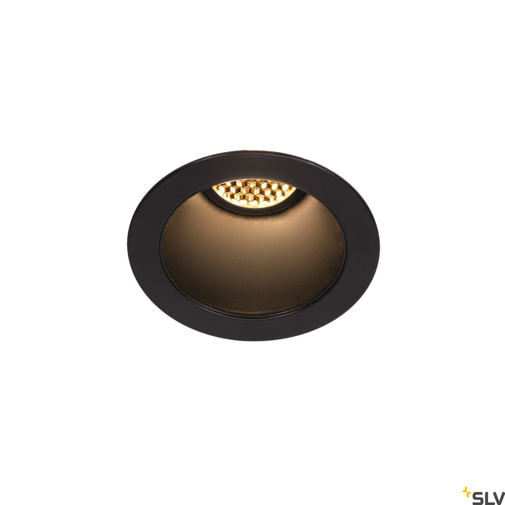 SLV HORN MAGNA LED outdoor recessed ceiling light, black, 3000K, 25° 1002592