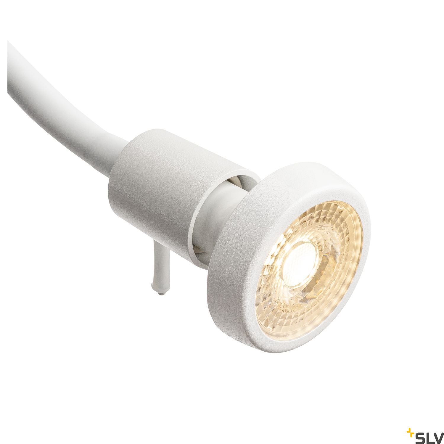 SLV DIO FLEX PLATE QPAR51 WL indoor surface-mounted wall light, white 1002607