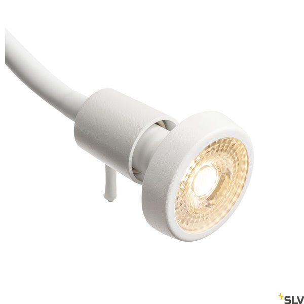 SLV DIO FLEX PLATE QPAR51 WL indoor surface-mounted wall light, white 1002607