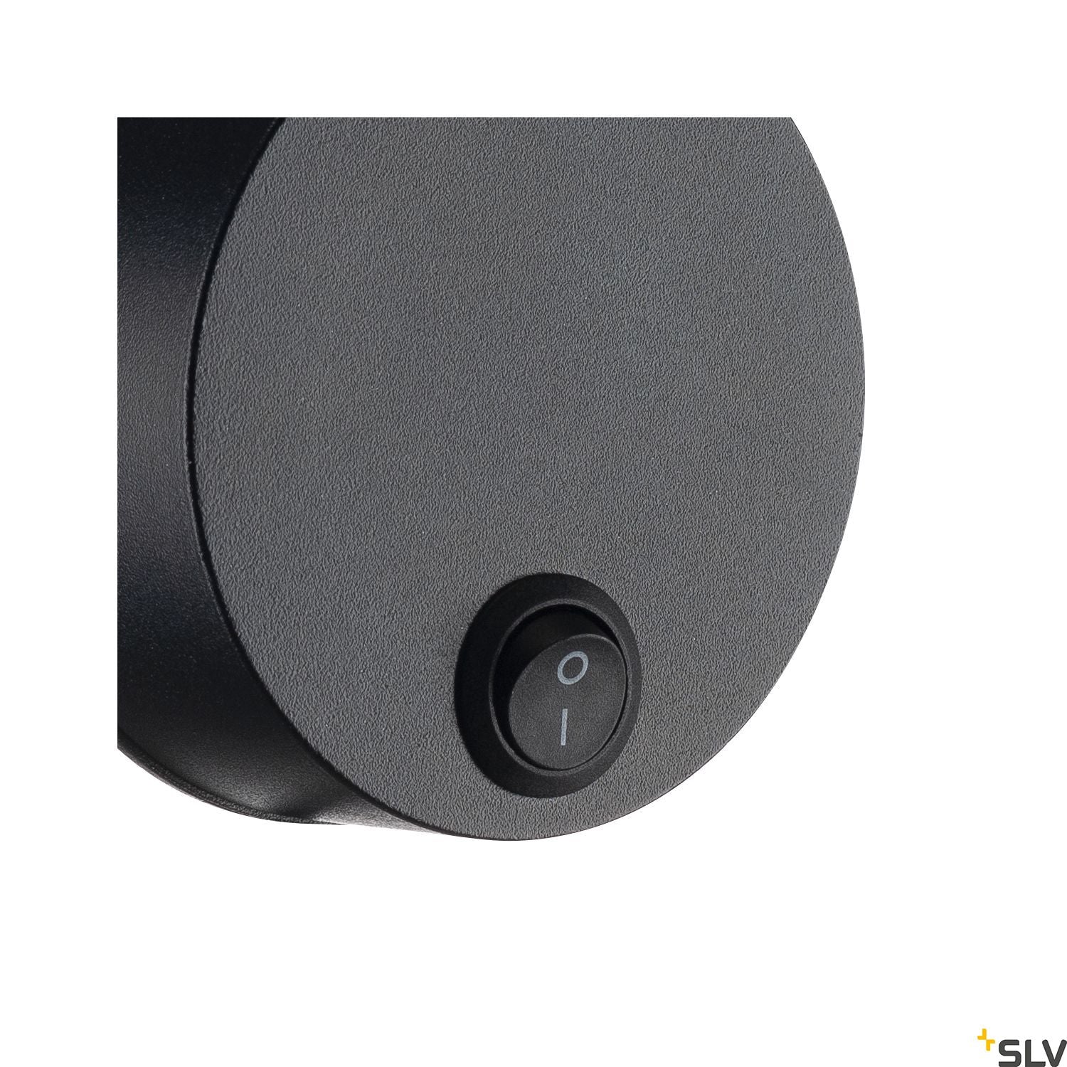 SLV DIO FLEX PLATE QPAR51 WL indoor surface-mounted wall light, black 1002608