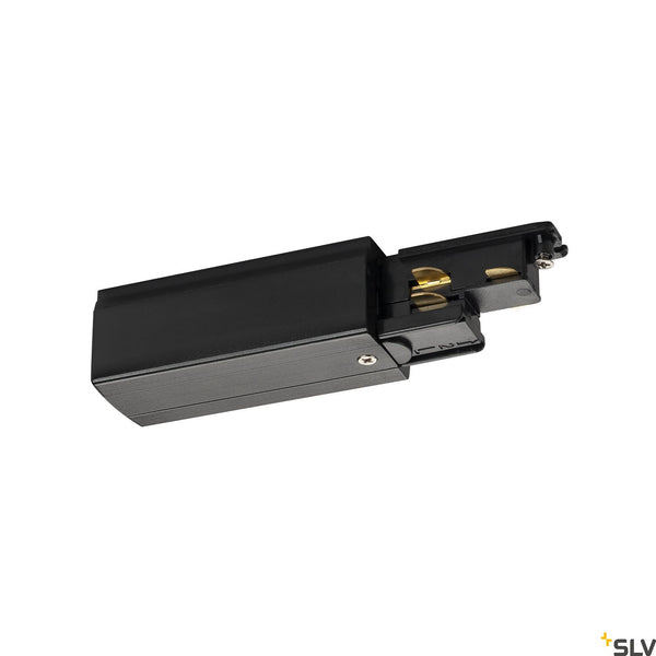 SLV S-TRACK DALI feed-in, left, black 1002638