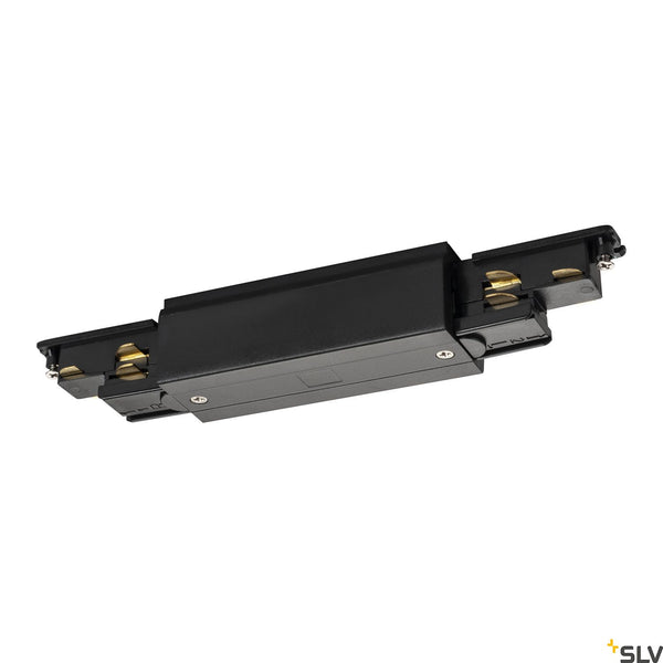 SLV S-TRACK DALI connector with feed-in facility, black 1002643