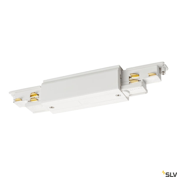 SLV S-TRACK DALI connector with feed-in facility, white 1002644