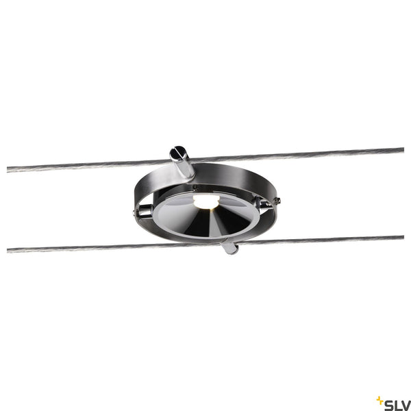 SLV DURNO cable luminaire for the TENSEO low voltage cable system 2700K chrome 1002863