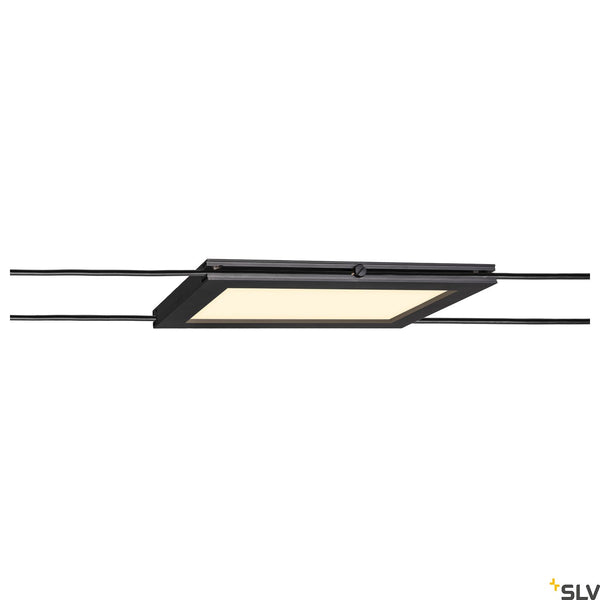 SLV PLYTTA rectangular cable luminaire for the TENSEO low voltage cable system 2700K black 1002864