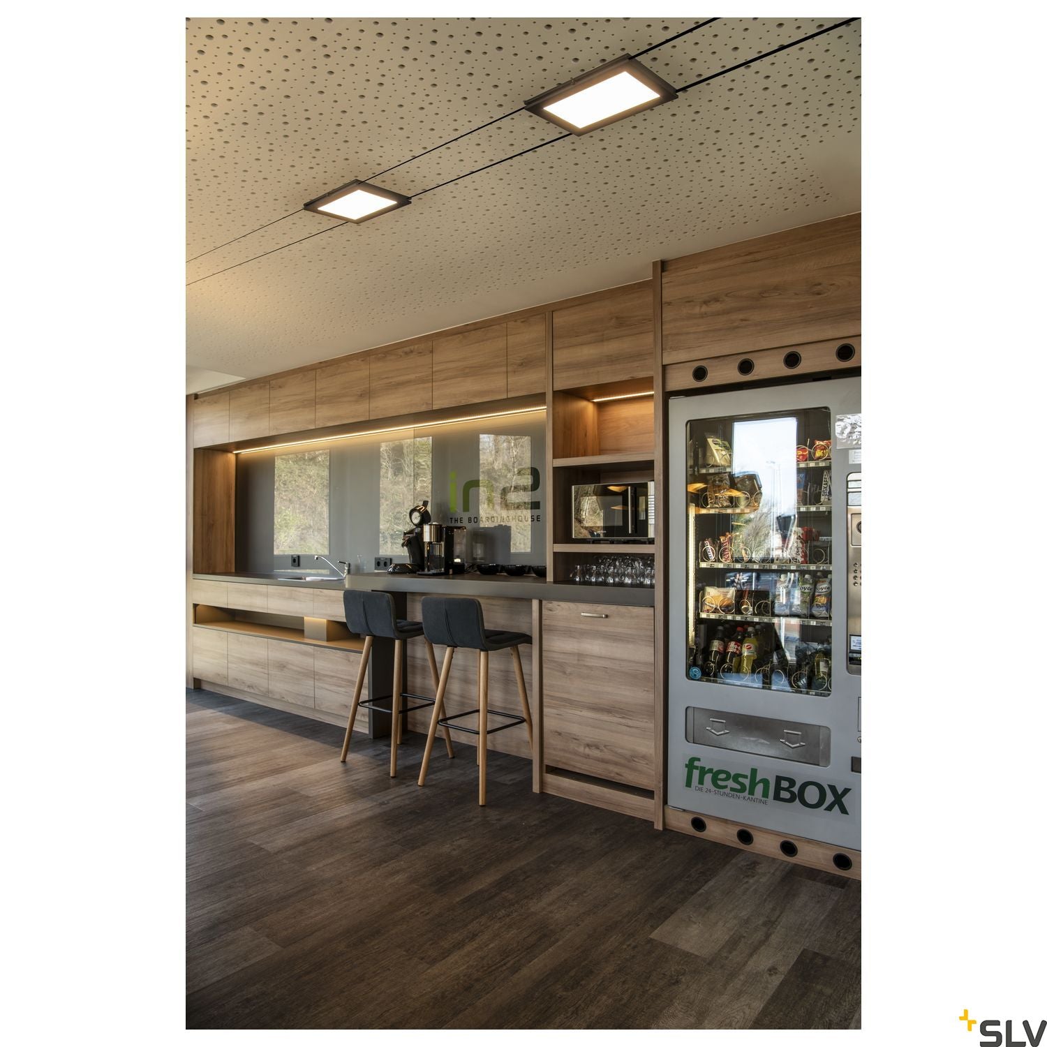 SLV PLYTTA rectangular cable luminaire for the TENSEO low voltage cable system 2700K black 1002864