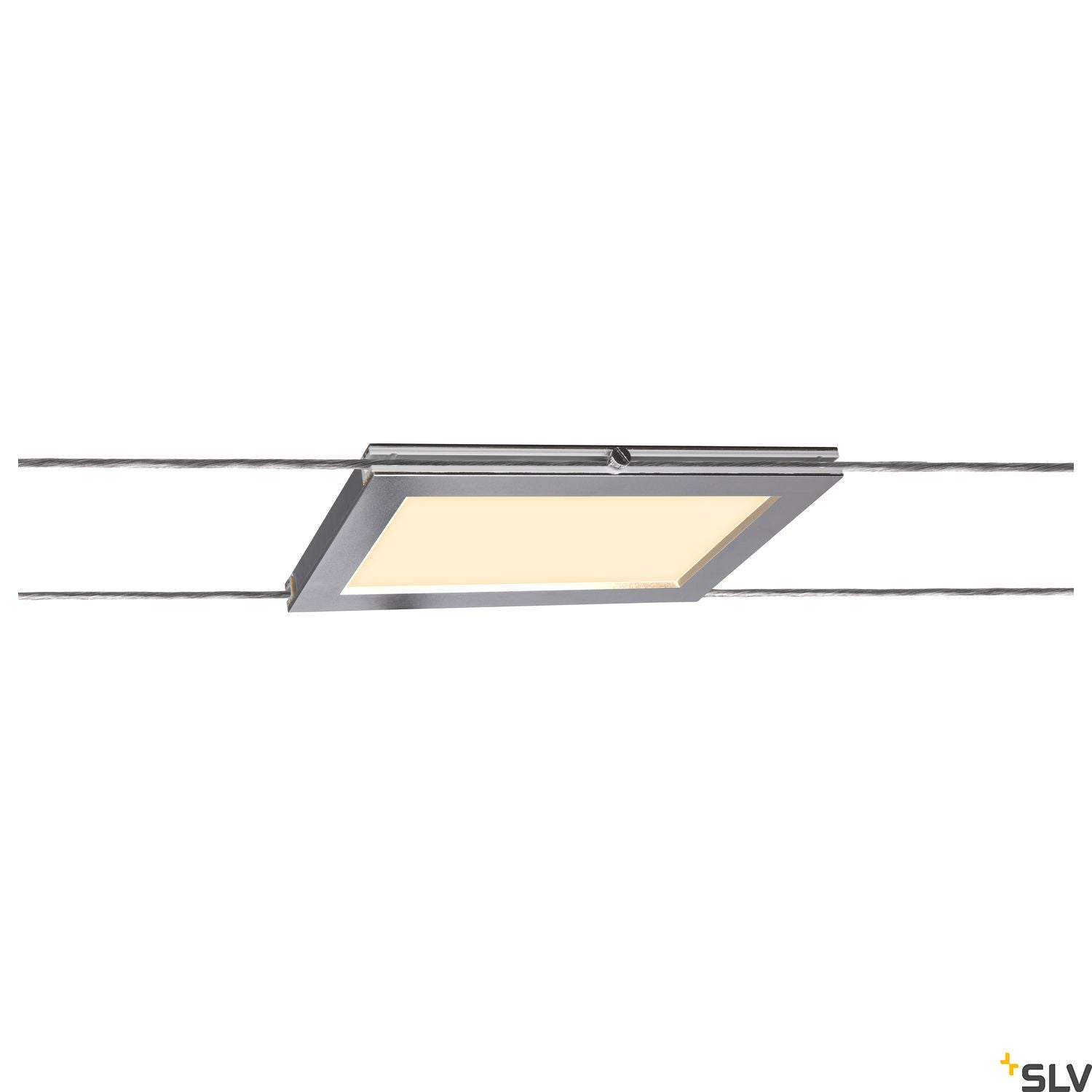 SLV PLYTTA rectangular cable luminaire for the TENSEO low voltage cable system 2700K chrome 1002866