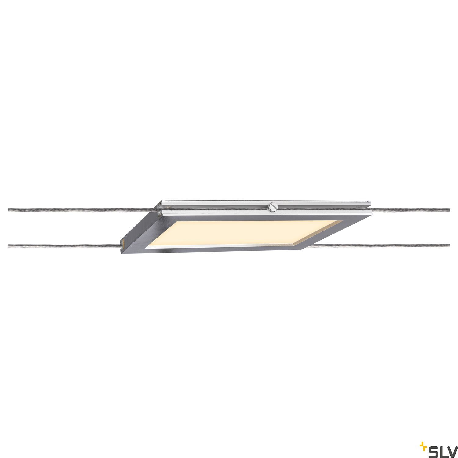 SLV PLYTTA rectangular cable luminaire for the TENSEO low voltage cable system 2700K chrome 1002866
