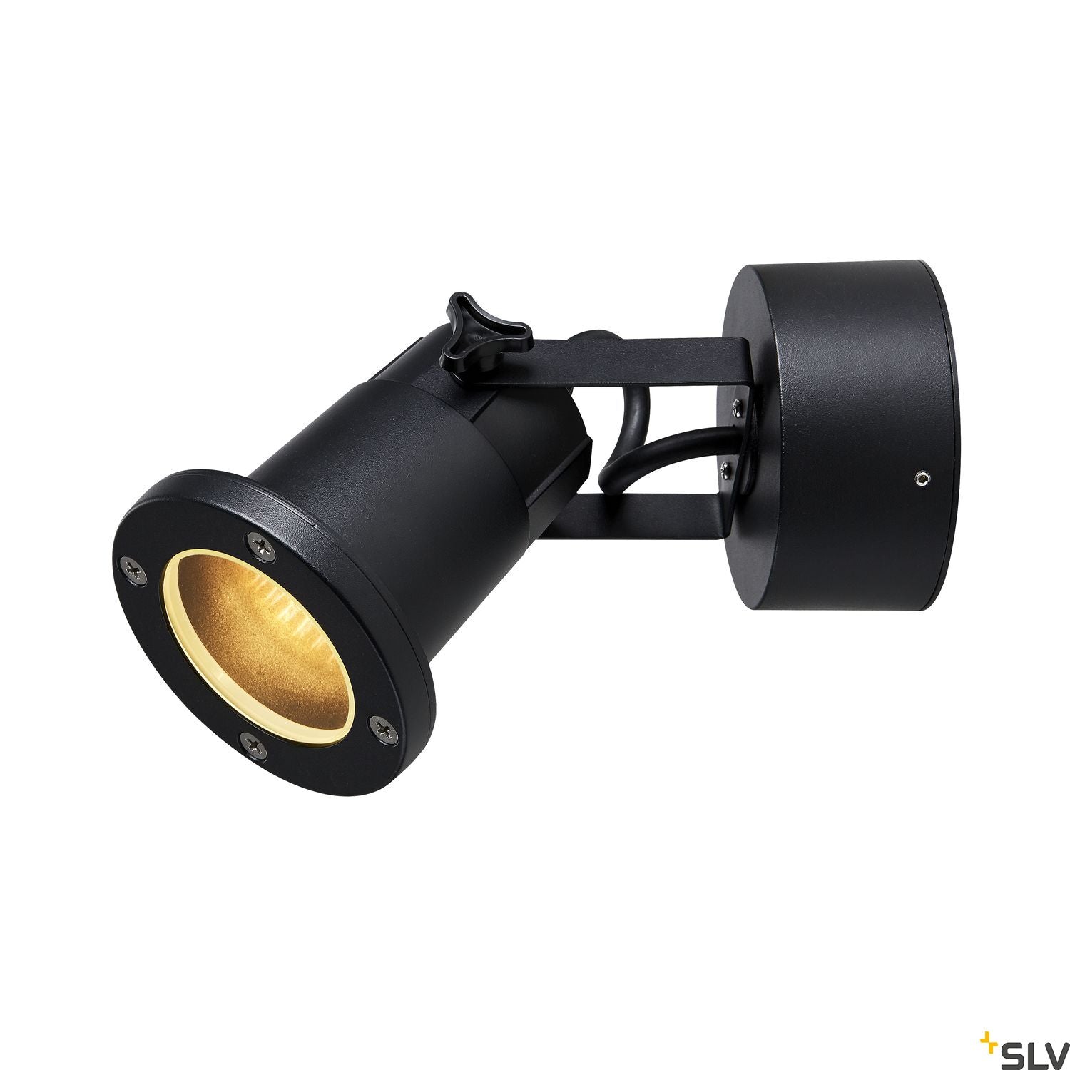 SLV NAUTILUS WL QPAR51 Outdoor Wall Light black 1002867
