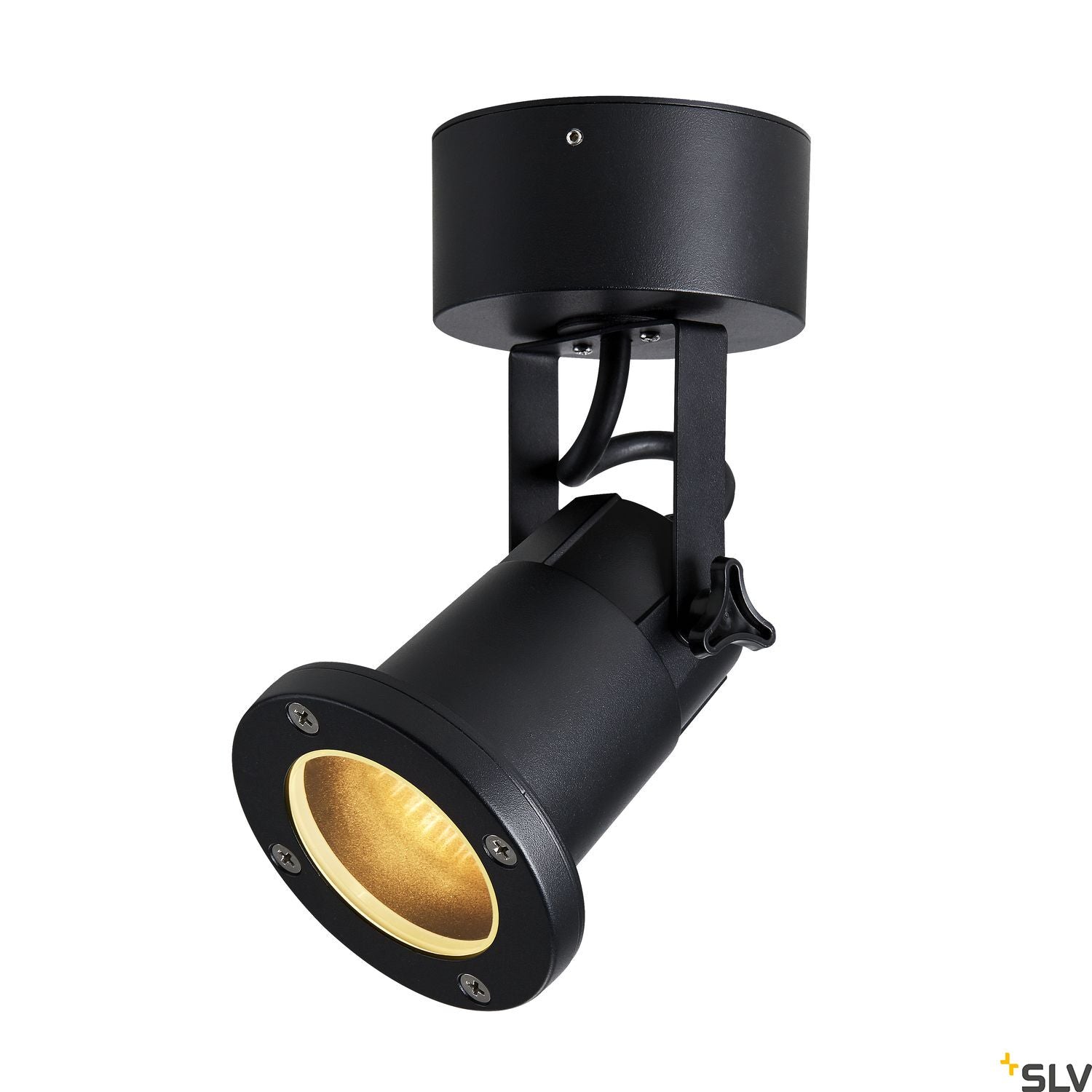SLV NAUTILUS WL QPAR51 Outdoor Wall Light black 1002867