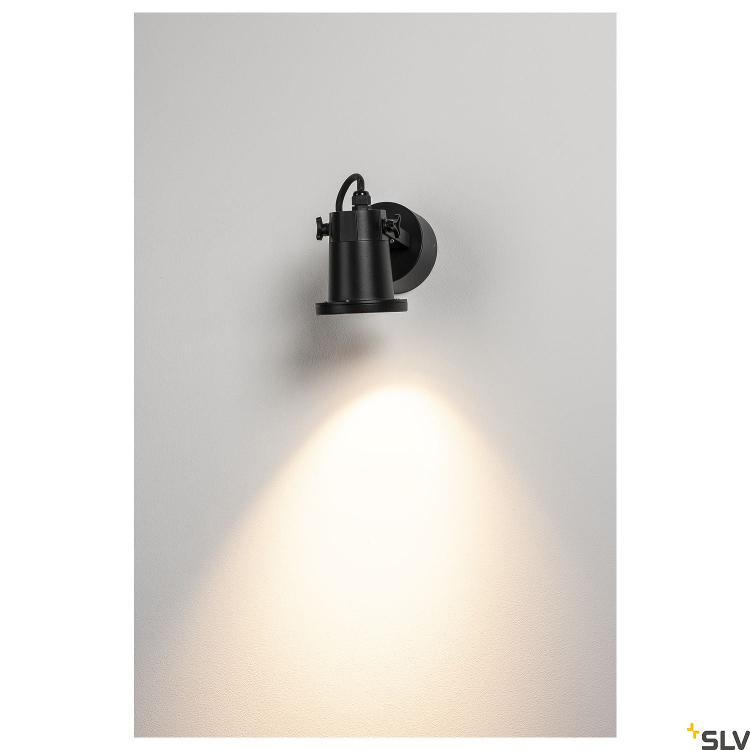 SLV NAUTILUS WL QPAR51 Outdoor Wall Light black 1002867