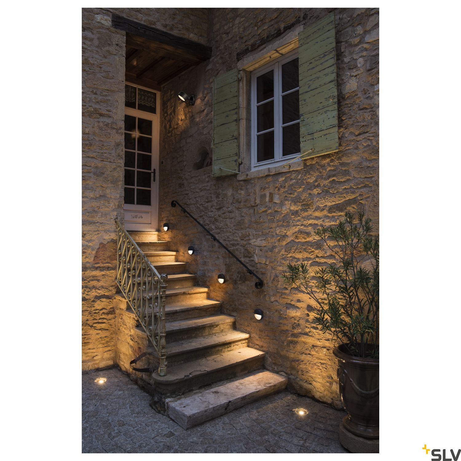 SLV DOWNUNDER OUT Round WL Outdoor Recessed LED Wall Light Anthracite 3000K 1002868