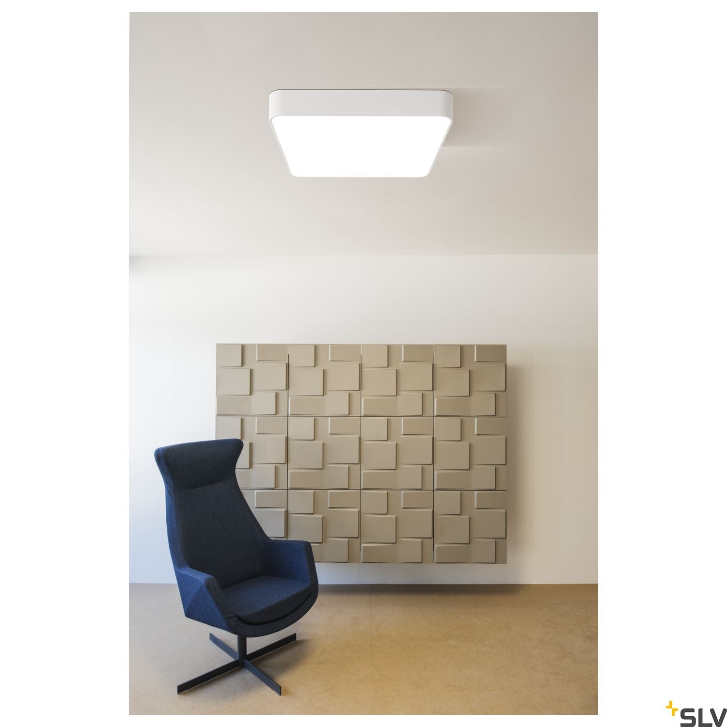 SLV MEDO 60 SQUARE DALI Dimmable LED Recessed Ceiling Light white 3000K 1002882
