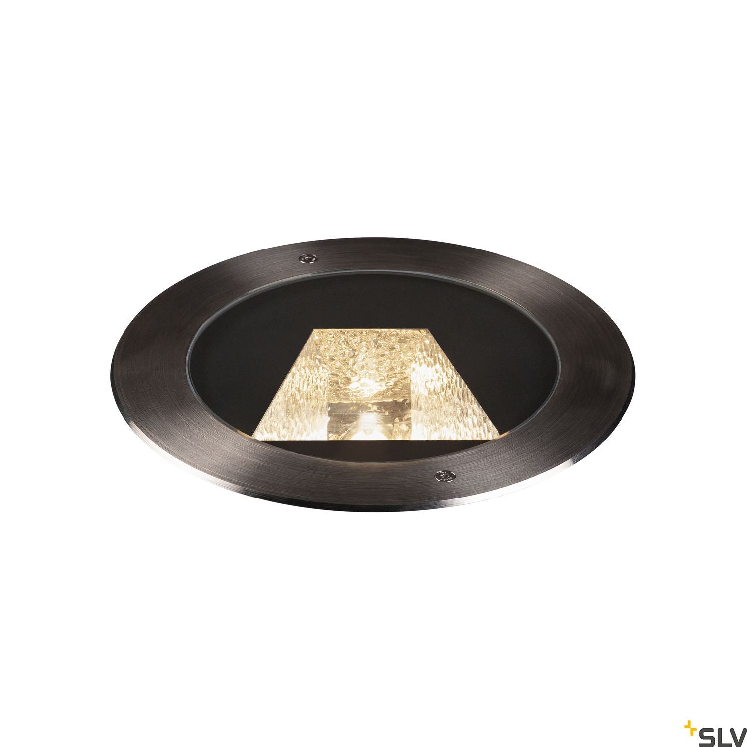 SLV DASAR® 270 Outdoor LED inground Light 3000K round IP67 asymmetrical beam 1002893