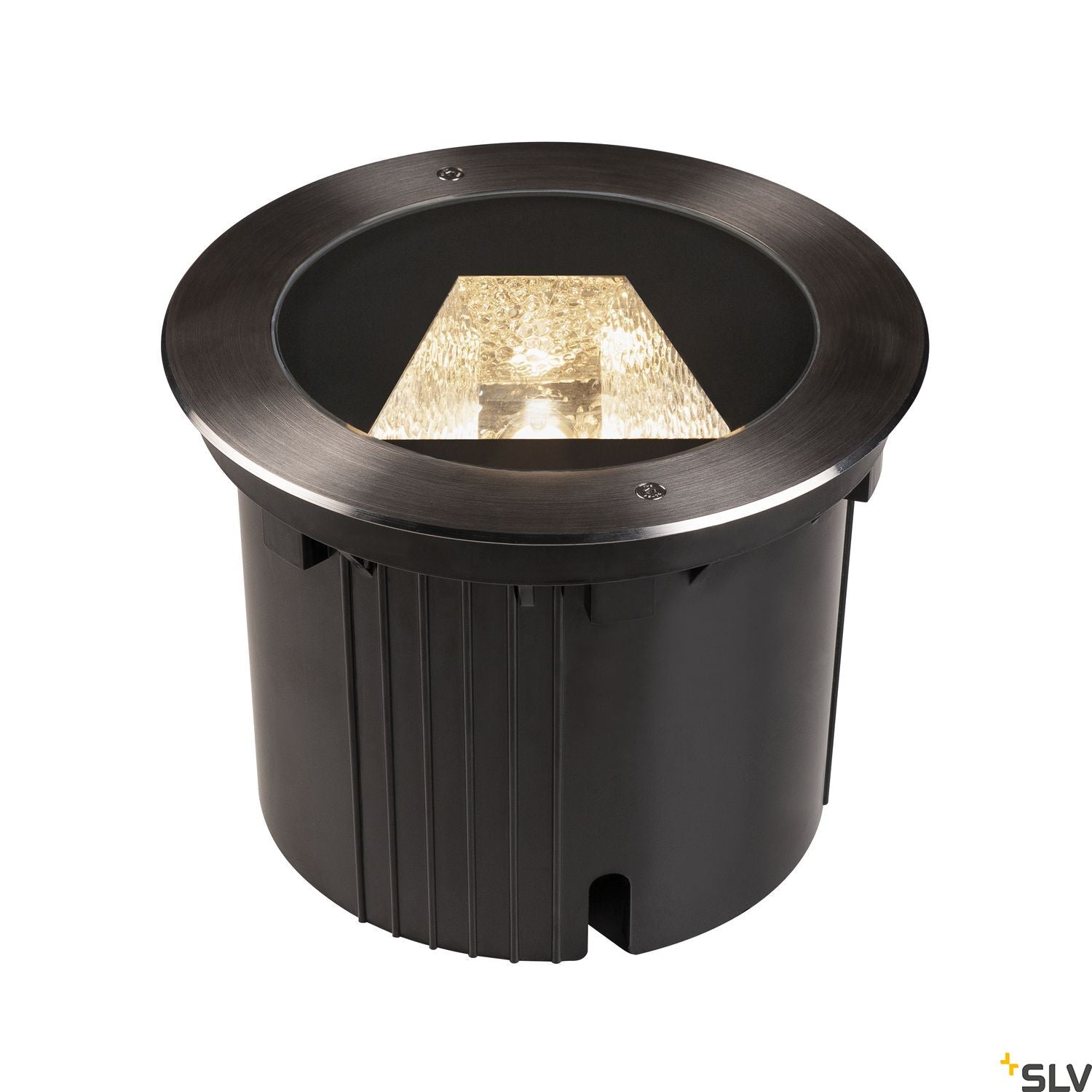 SLV DASAR® 270 Outdoor LED inground Light 3000K round IP67 asymmetrical beam 1002893
