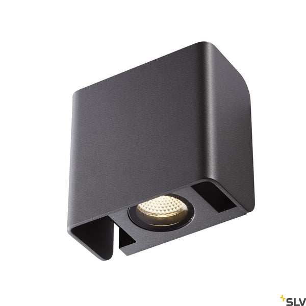 SLV MANA OUT Dimmable Outdoor recessed wall light anthracite 3000K IP65 1002900