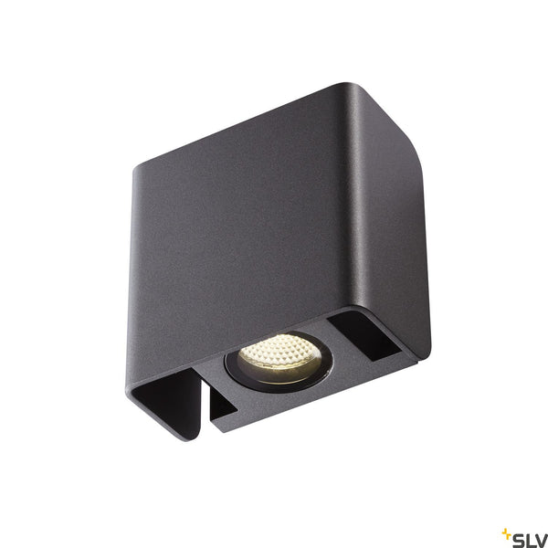 SLV MANA OUT Dimmable Outdoor recessed wall light anthracite 3000K IP65 1002900