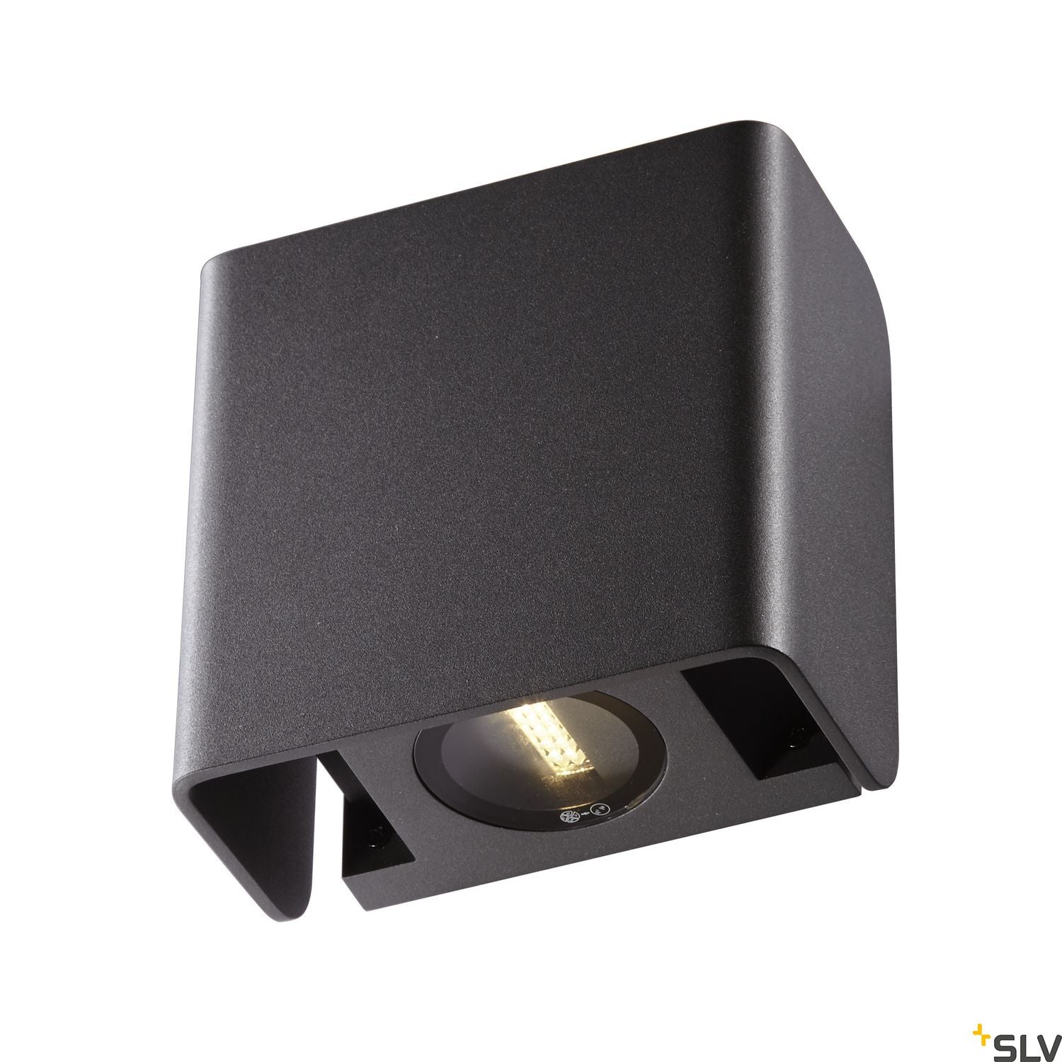 SLV MANA OUT Dimmable Outdoor recessed wall light anthracite 3000K IP65 1002900