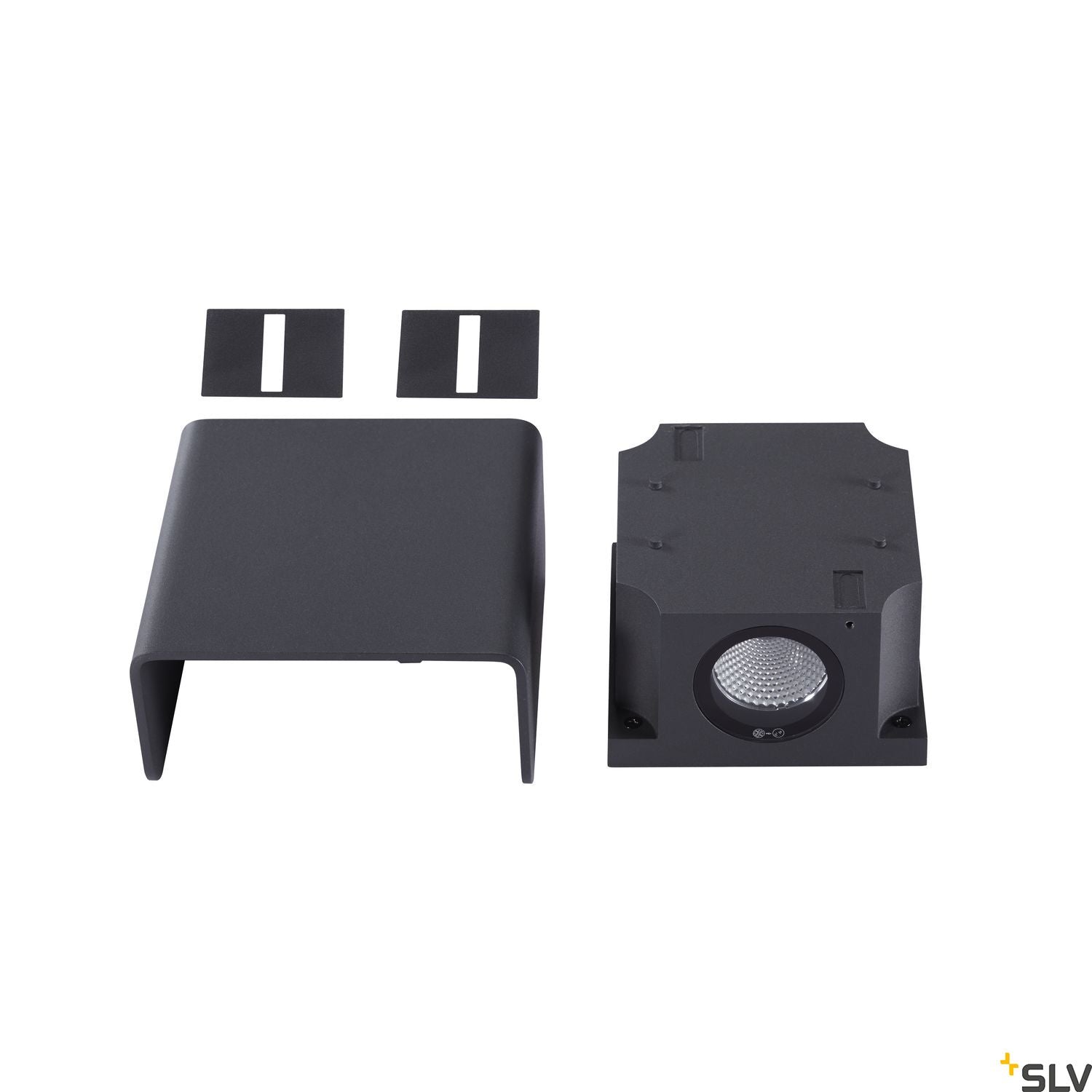 SLV MANA OUT Dimmable Outdoor recessed wall light anthracite 3000K IP65 1002900