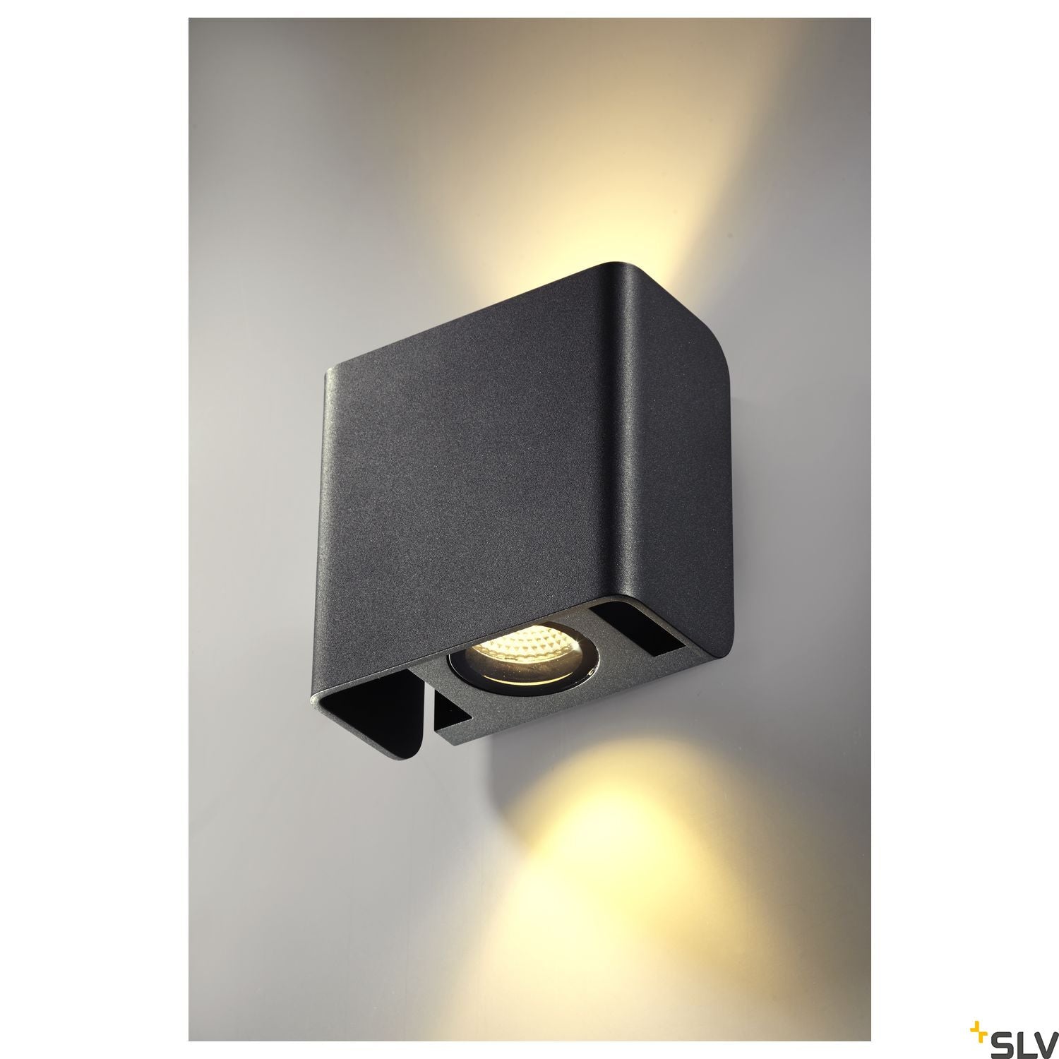 SLV MANA OUT Dimmable Outdoor recessed wall light anthracite 3000K IP65 1002900