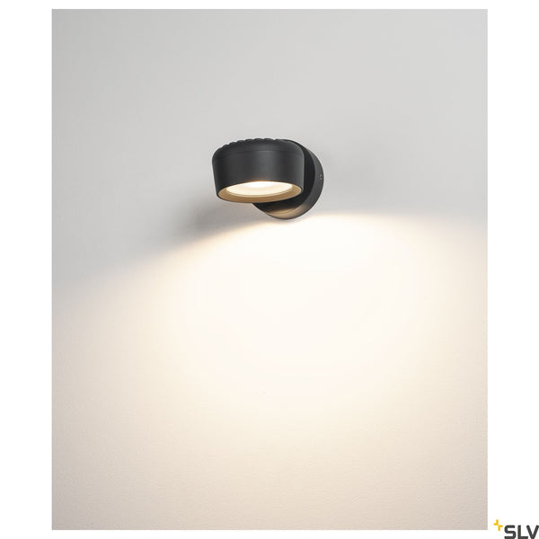 SLV MYDLANA Dimmable Outdoor Wall & ceiling light anthracite 3000/4000K IP65 1002903