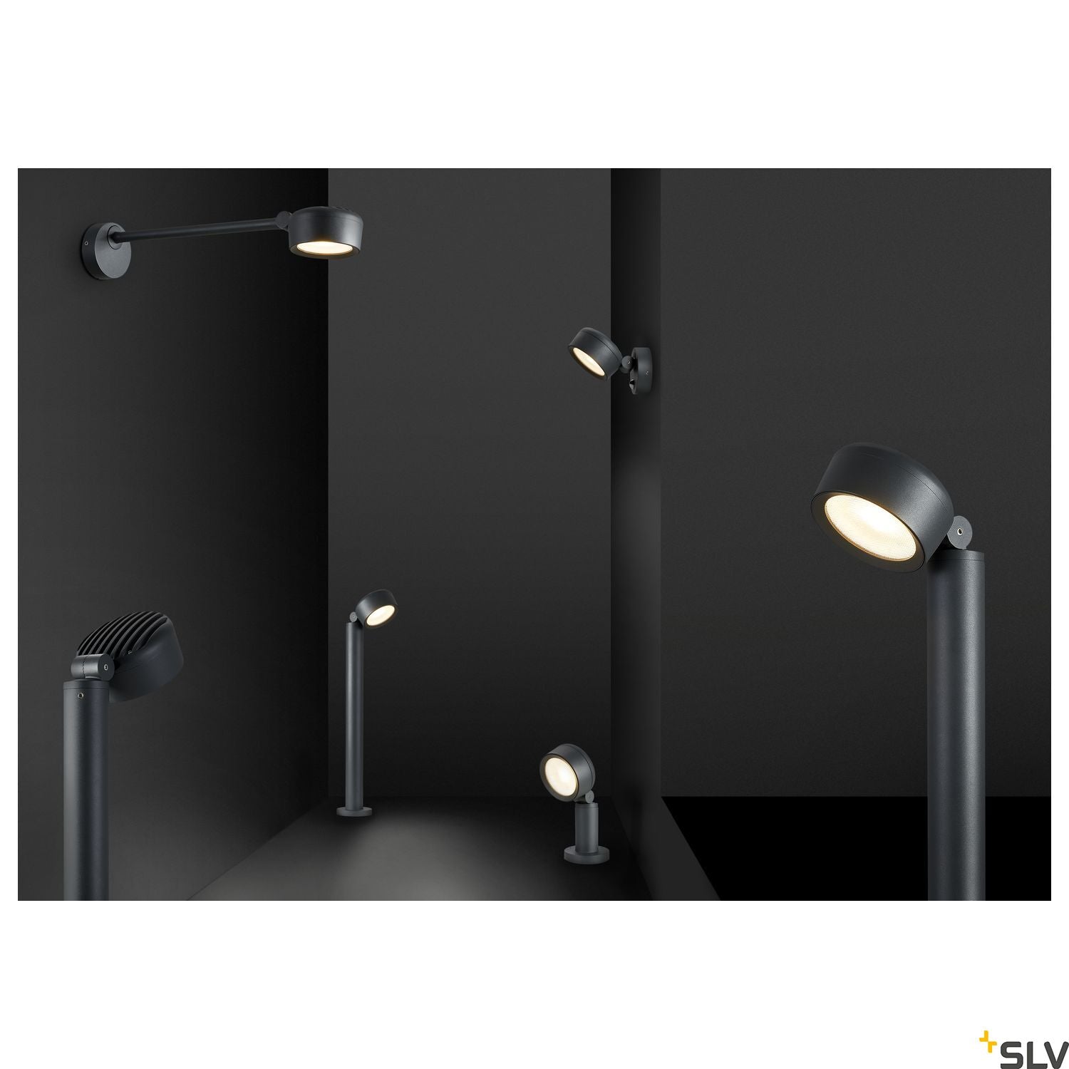 SLV MYDLANA Pole Outdoor Floor Light anthracite 3000/4000K IP65 dimmable 1002906