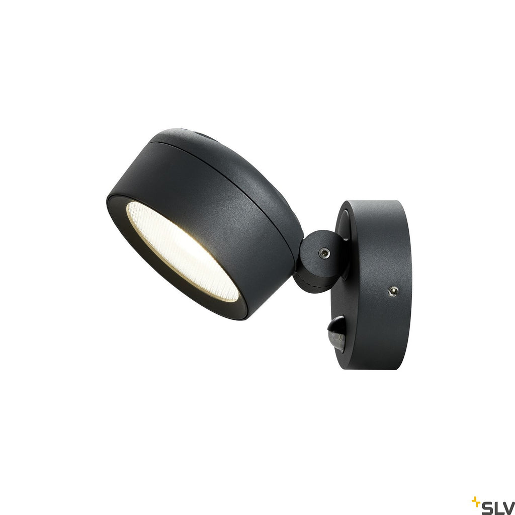 SLV MYDLANA SENSOR Dimmable Outdoor wall & ceiling light anthracite 3000/4000K IP65 1002904