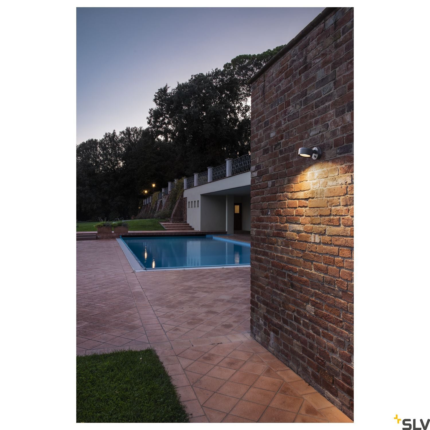 SLV MYDLANA SENSOR Dimmable Outdoor wall & ceiling light anthracite 3000/4000K IP65 1002904