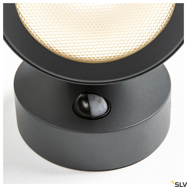 SLV MYDLANA SENSOR Dimmable Outdoor wall & ceiling light anthracite 3000/4000K IP65 1002904