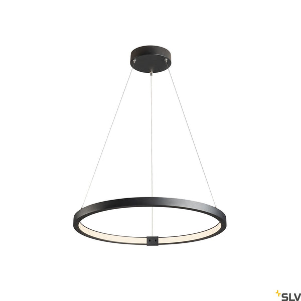 SLV PARSEC 60 DALI Dimmable Black LED Pendant Light 3000/4000K 1002909