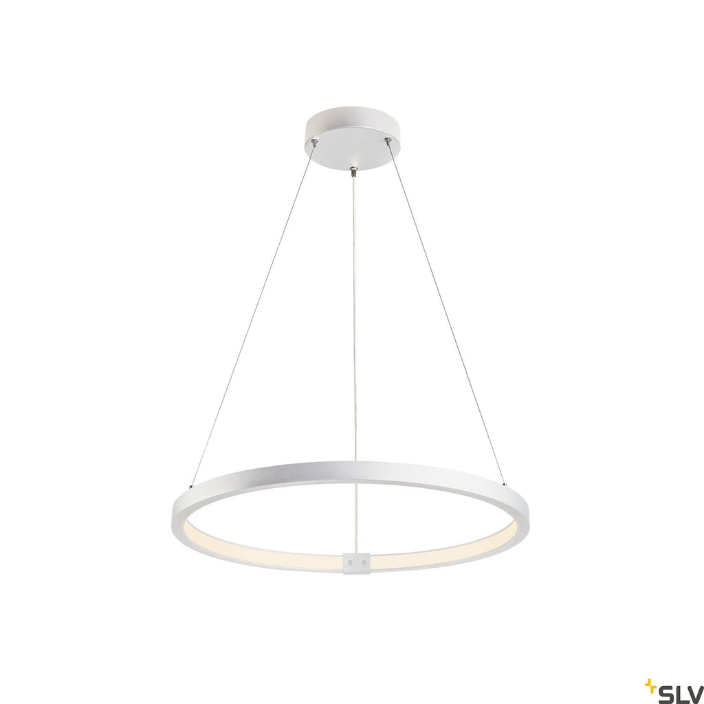 SLV PARSEC 60 DALI Dimmable White LED Pendant Light 3000/4000K 1002910