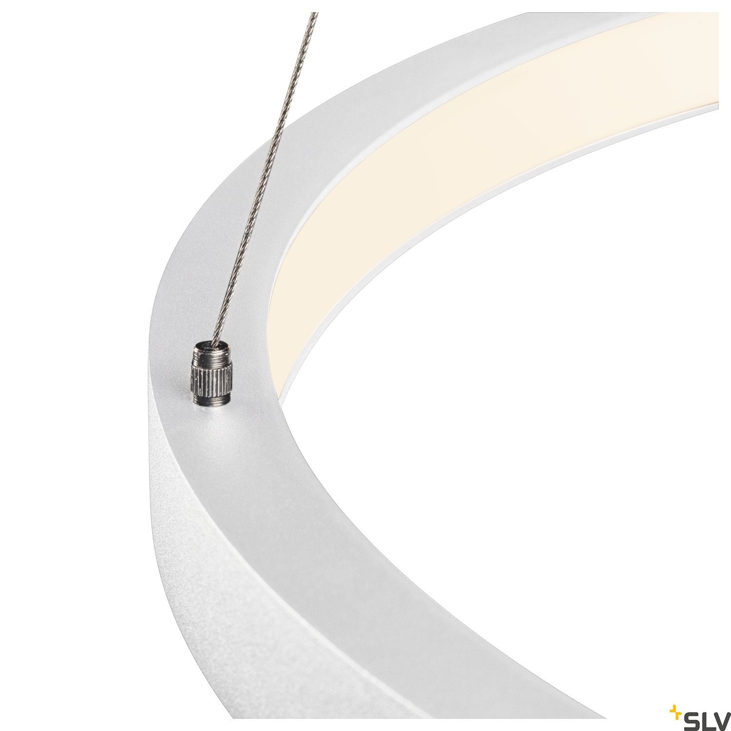 SLV PARSEC 60 DALI Dimmable White LED Pendant Light 3000/4000K 1002910