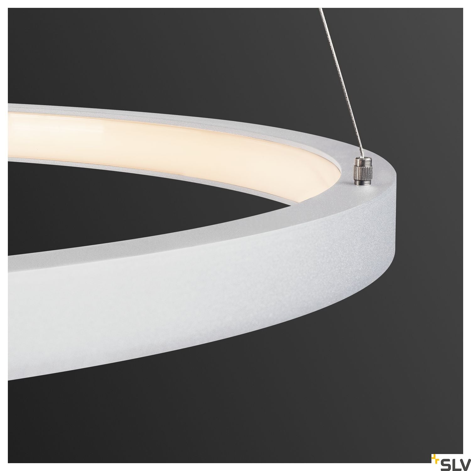 SLV PARSEC 60 DALI Dimmable White LED Pendant Light 3000/4000K 1002910