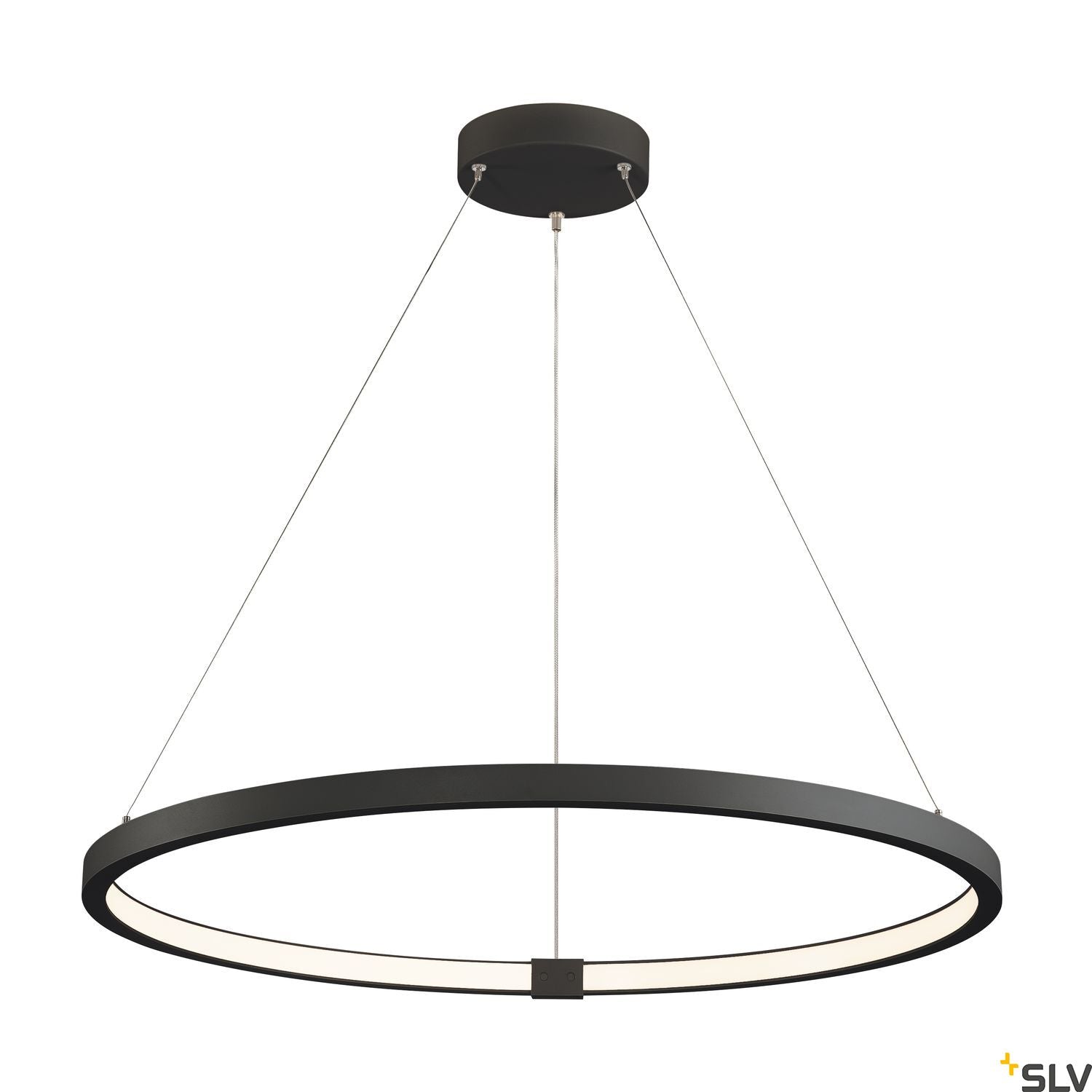 SLV PARSEC 80 DALI Dimmable Black LED Pendant Light 3000/4000K 1002911