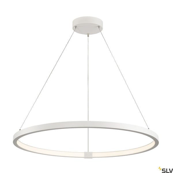 SLV PARSEC 80 DALI Dimmable White LED Pendant Light 3000/4000K 1002912