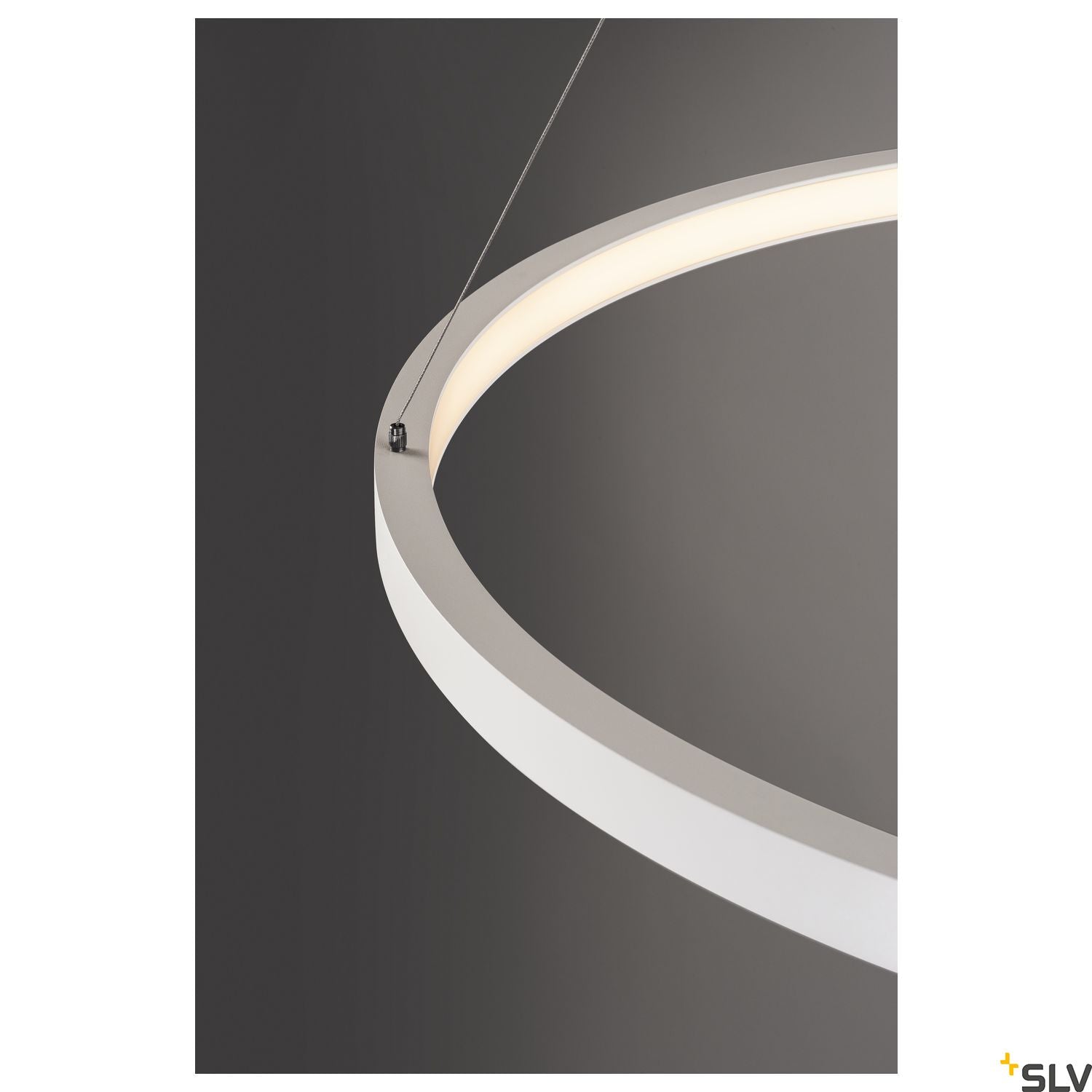 SLV PARSEC 80 DALI Dimmable White LED Pendant Light 3000/4000K 1002912